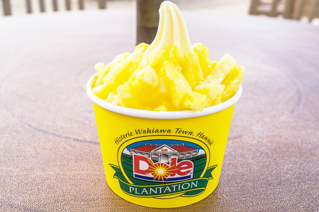 A Dole Whip at the Dole Plantation